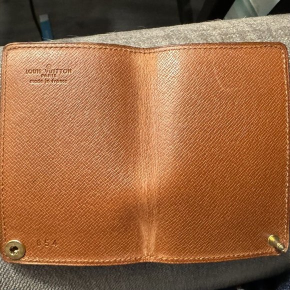 Louis Vuitton Vintage Monogram Travel Card Case 1980’s *AUTHENTIC* - Picture 9 of 15